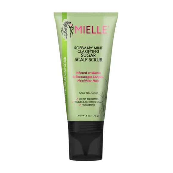 🌈4/$20 NEW Mielle Rosemary Mint Clarifying Sugar Scalp Scrub Scalp Treatment - Picture 7 of 8